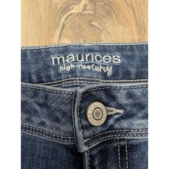 Maurices High Rise Curvy Flare Jeans - Picture 4 of 11